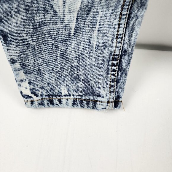 Levis Jeans Mens 32x32 Blue 512 Vintage Stone Wash Tapered Denim - Picture 7 of 12